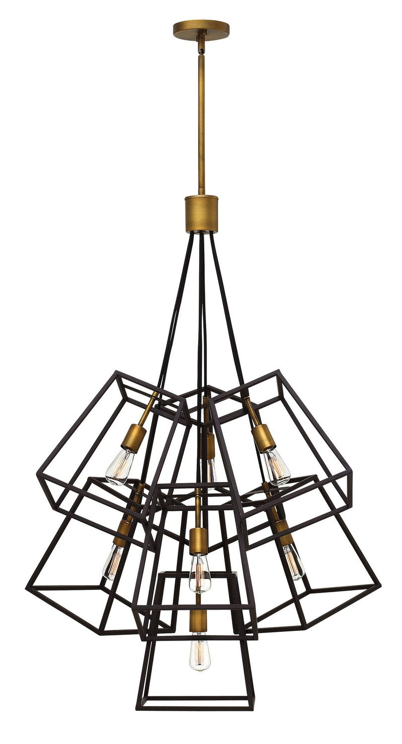 Fulton 7-Light Pendant in Bronze