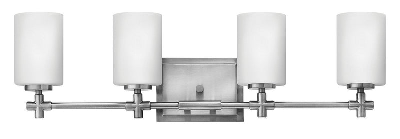 Laurel 4-Light Bath Vanity Light in Brushed Nickel