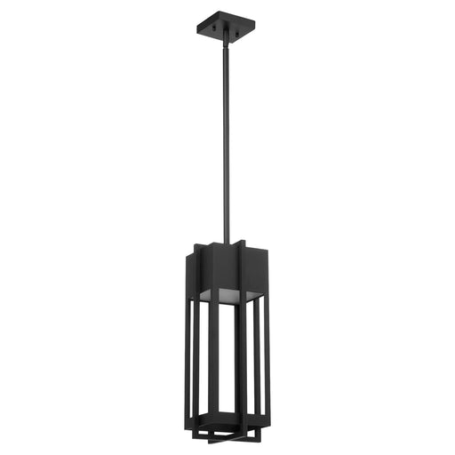Al Fresco 18" LED Outdoor Pendant in Textured Black