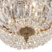 Waltham 3 Light 12" Flush Mount in Olde Brass