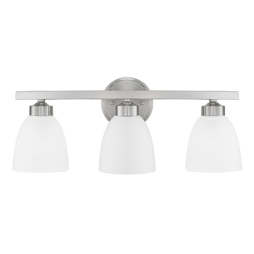 Jameson 3-Light Vanity in Brushed Nickel - Lamps Expo