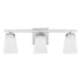 Baxley 3-Light Vanity in Brushed Nickel - Lamps Expo