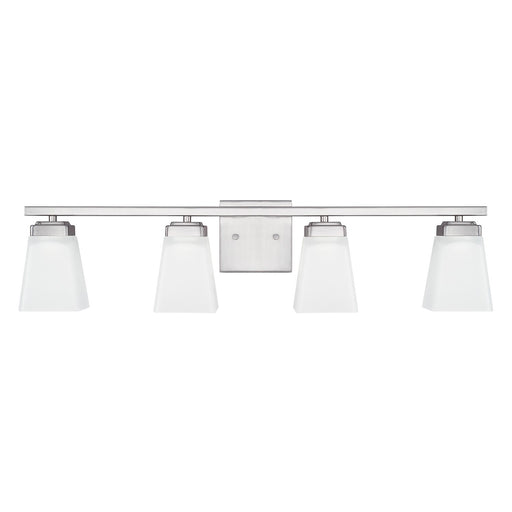 Baxley 4-Light Vanity in Brushed Nickel - Lamps Expo