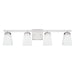 Baxley 4-Light Vanity in Brushed Nickel - Lamps Expo