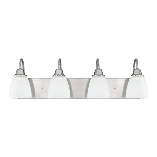 Trenton 4-Light Vanity in Brushed Nickel - Lamps Expo