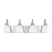 Trenton 4-Light Vanity in Brushed Nickel - Lamps Expo