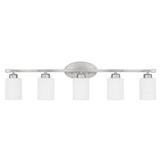 Dixon 5-Light Vanity in Brushed Nickel - Lamps Expo