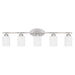 Dixon 5-Light Vanity in Brushed Nickel - Lamps Expo