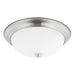 Bates 3-Light Flush Mount in Brushed Nickel - Lamps Expo