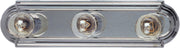 Essentials 3 Light Racetrack Bath Vanity Light in Satin Nickel