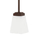 Baxley 1-Light Pendant in Bronze - Lamps Expo