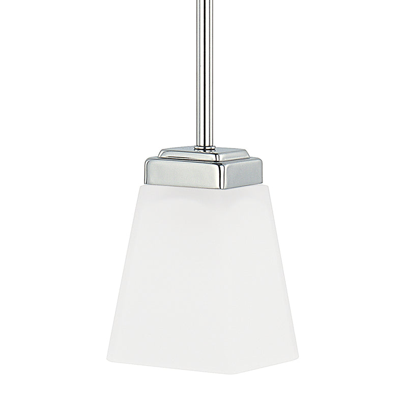 Baxley 1-Light Pendant in Polished Nickel - Lamps Expo