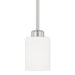 Dixon 1-Light Pendant in Brushed Nickel - Lamps Expo