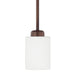Dixon 1-Light Pendant in Bronze - Lamps Expo