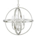 Hartwell 4-Light Pendant in Brushed Nickel - Lamps Expo
