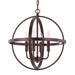 Hartwell 4-Light Pendant in Bronze - Lamps Expo
