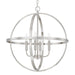 Hartwell 4-Light Pendant in Brushed Nickel - Lamps Expo