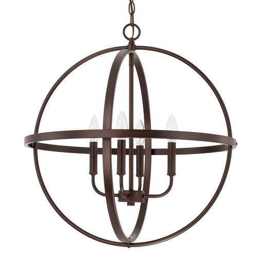 Hartwell 4-Light Pendant in Bronze - Lamps Expo