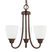 Trenton 3-Light Chandelier in Bronze - Lamps Expo