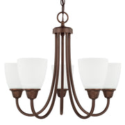 Trenton 5-Light Chandelier in Bronze - Lamps Expo