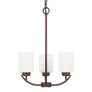 Dixon 3-Light Chandelier in Bronze - Lamps Expo