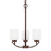 Dixon 3-Light Chandelier in Bronze - Lamps Expo