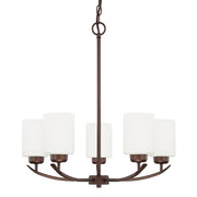 Dixon 5-Light Chandelier in Bronze - Lamps Expo