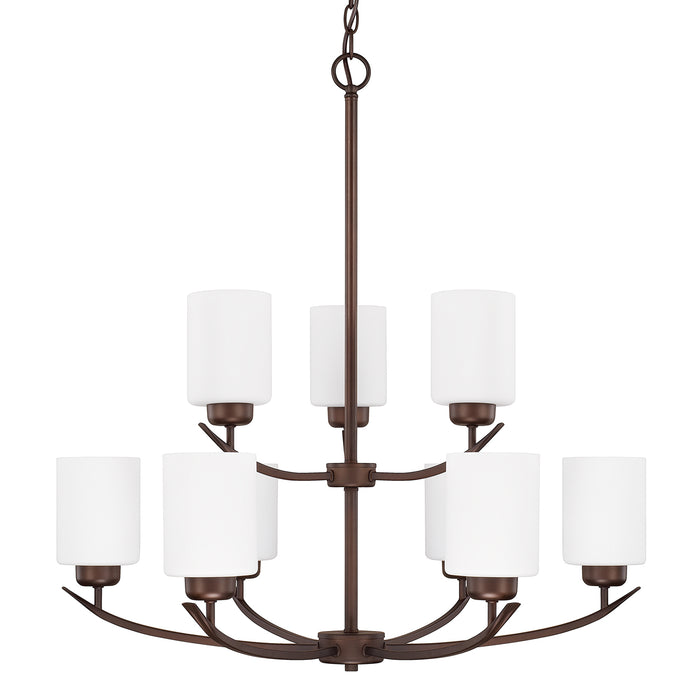 Dixon 9-Light Chandelier in Bronze - Lamps Expo