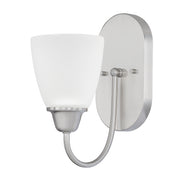 Trenton 1-Light Wall Sconce in Brushed Nickel - Lamps Expo