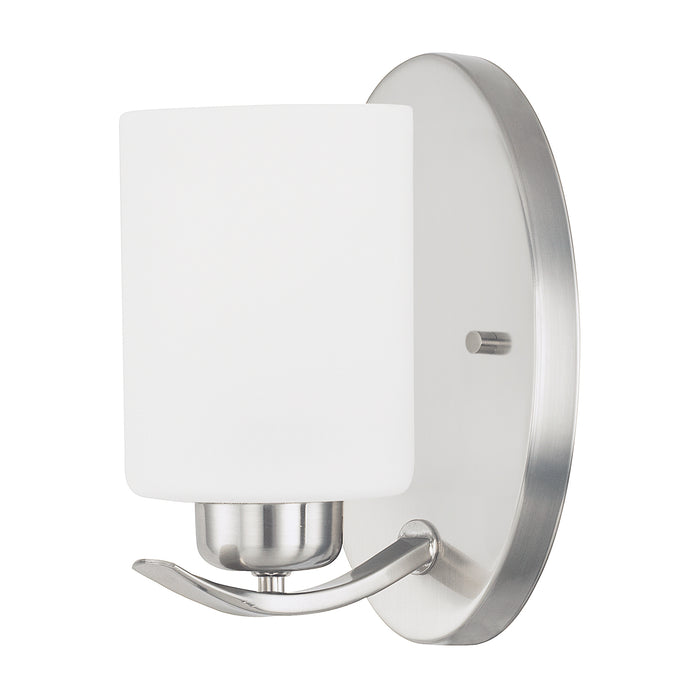 Dixon 1-Light Wall Sconce in Brushed Nickel - Lamps Expo