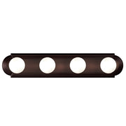 Essentials 4 Light Racetrack Bath Vanity Light in Oil Rubbed Bronze
