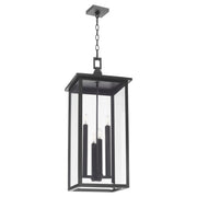 Westerly 32" 4 Light Lantern Pendant in Textured Black