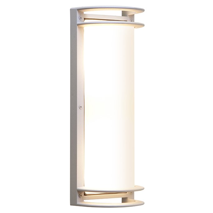 Nevis 2-Light Outdoor Bulkhead Light in Satin