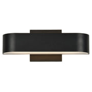 Montreal LED Outdoor Wall Sconce in Black