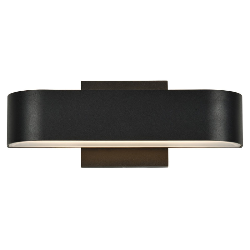 Montreal LED Outdoor Wall Sconce in Black