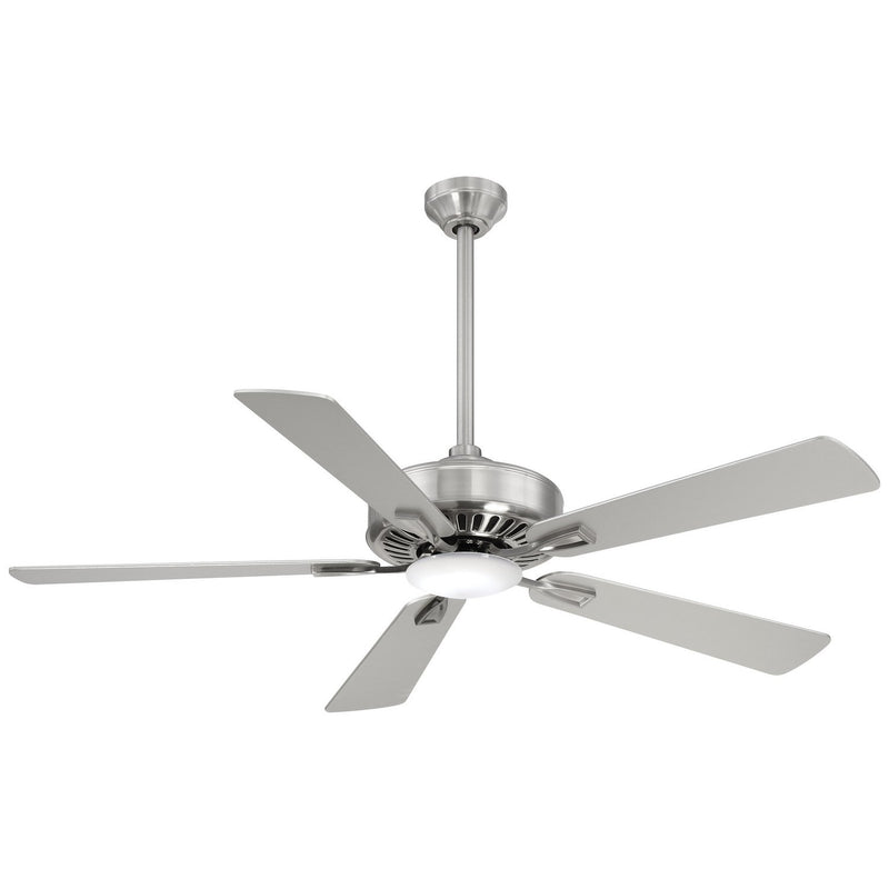 Contractor 52" LED Ceiling Fan in Brushed Nickel / Silver