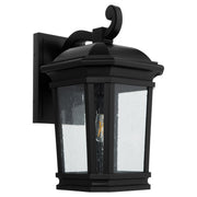 Murphy 12" Outdoor Wall Lantern in Matte Black