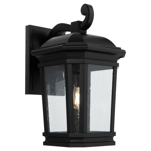 Murphy 12" Outdoor Wall Lantern in Matte Black