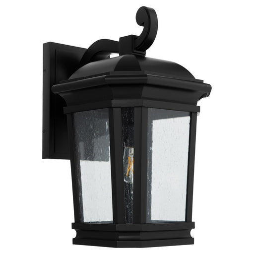 Murphy 12" Outdoor Wall Lantern in Matte Black