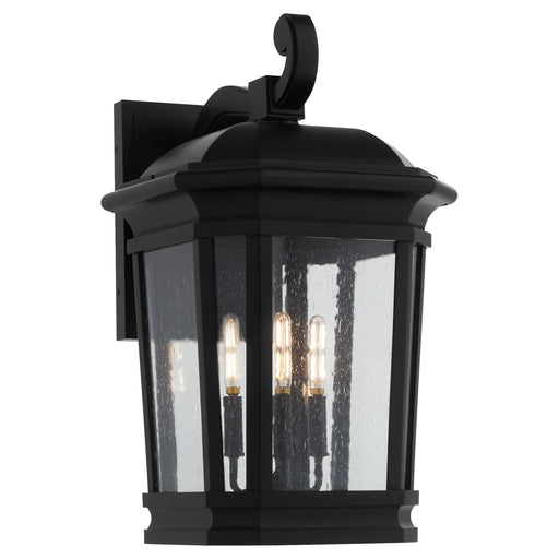 Murphy 14" 3 Light Outdoor Wall Lantern in Matte Black