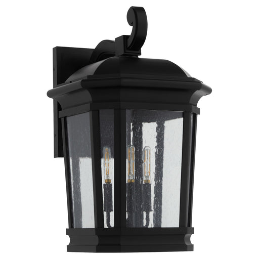 Murphy 14" 3 Light Outdoor Wall Lantern in Matte Black