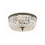 Waltham 3 Light 14" Flush Mount in English Bronze