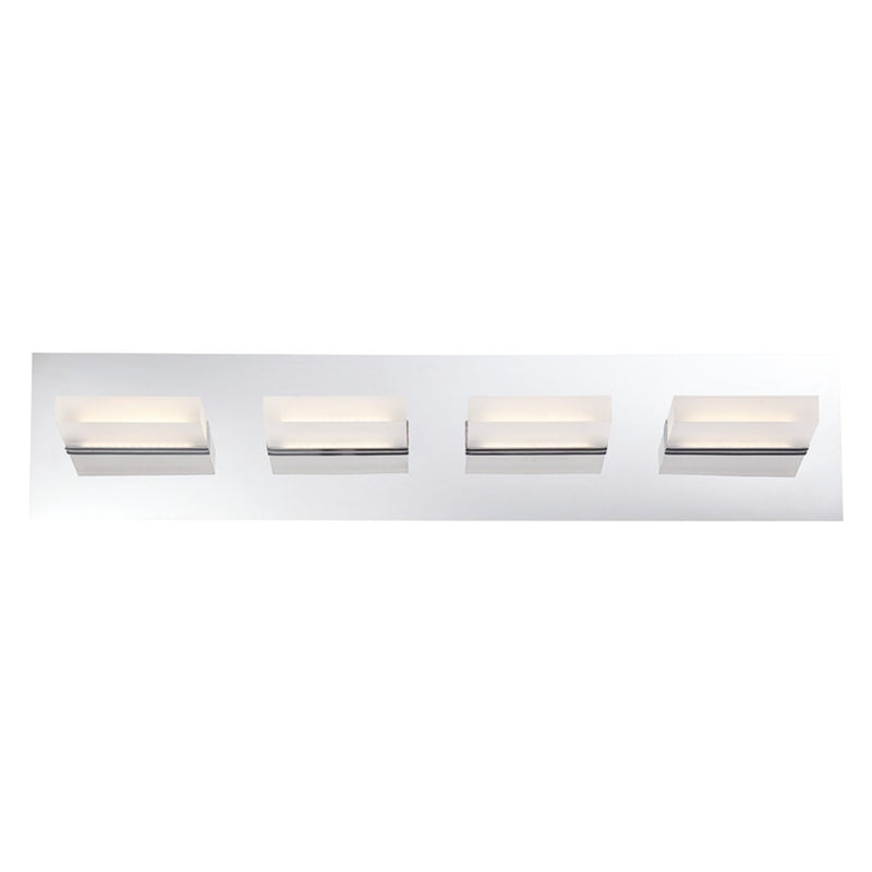Olson 4-Light 24" Bath Vanity Light in Chrome