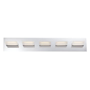 Olson 5-Light 30" Bath Vanity Light in Chrome