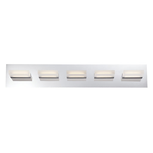 Olson 5-Light 30" Bath Vanity Light in Chrome