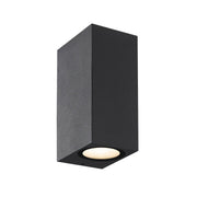 Dale 2-Light 5.75" Outdoor Wall Light in Graphite Grey