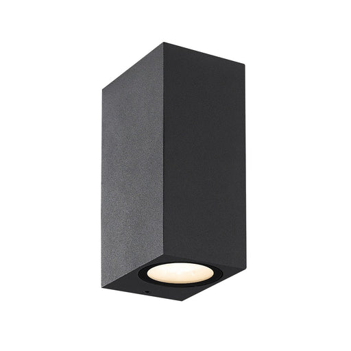 Dale 2-Light 5.75" Outdoor Wall Light in Graphite Grey