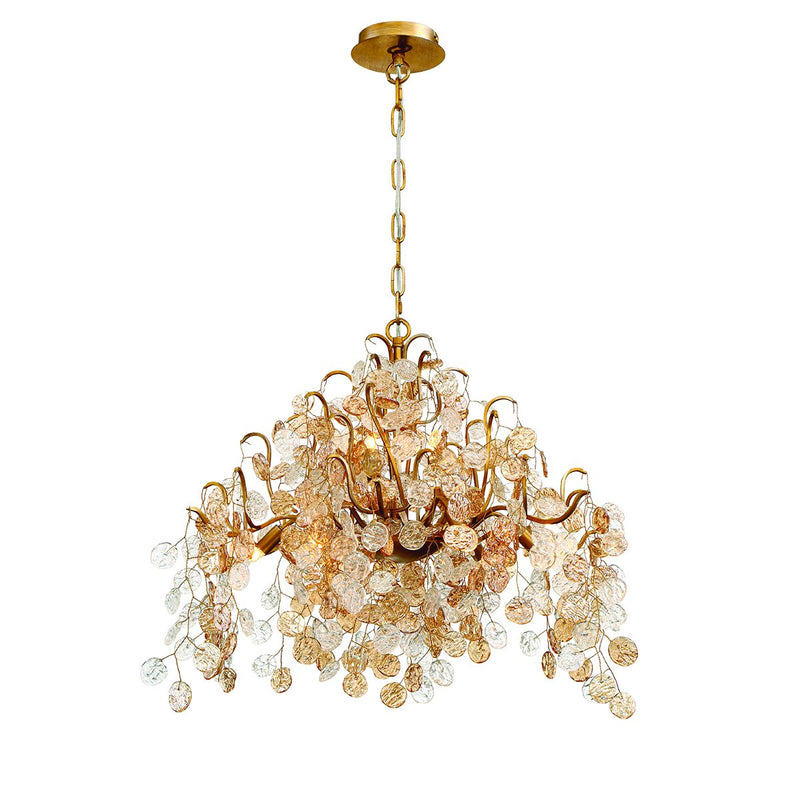 Campobasso 11-Light 33.25" Chandelier in Gold