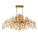 29061-013- Campobasso 10-Light Chandelier in Gold by Eurofase USA