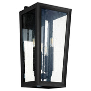 Bravo 22" 4 Light Outdoor Wall Lantern in Textured Black